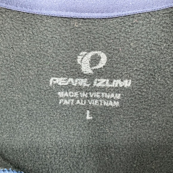 Pearl Izumi Cycling Jacket Mens Large Blue Color Block Soft Shell Outdoors - Picture 4 of 13